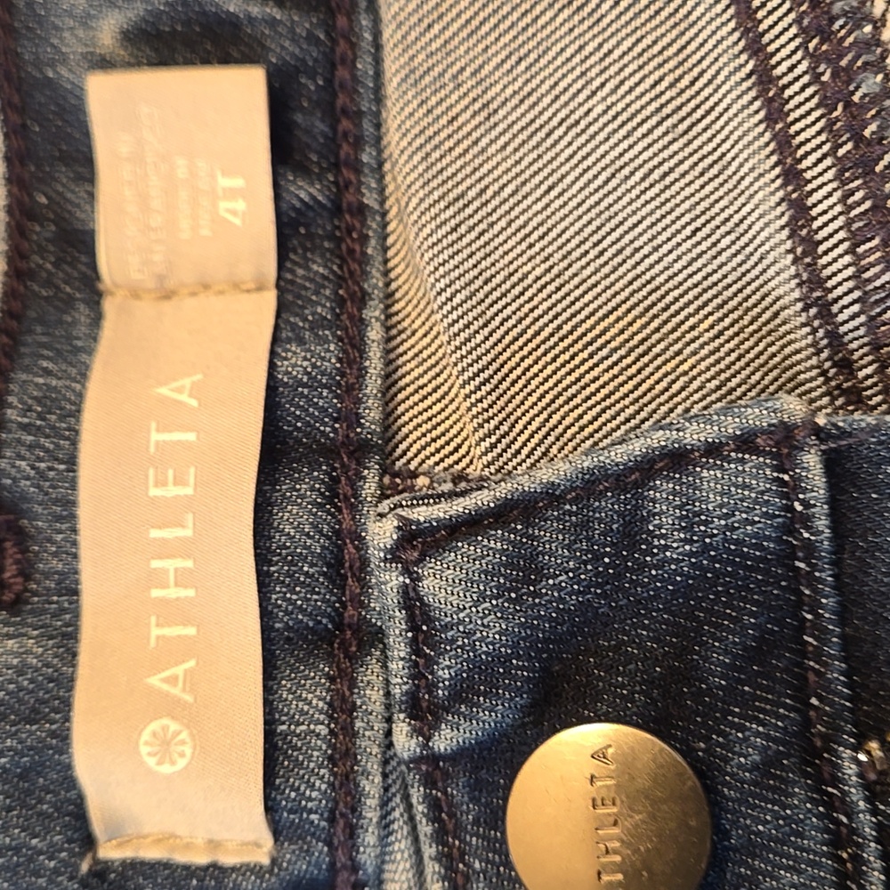 Athleta Sculptek Ultra Skinny Stretch Jeans Size 4T - Picture 8 of 10
